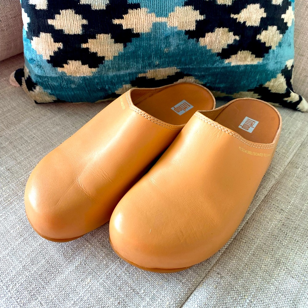 Leather clog by Fitflop.